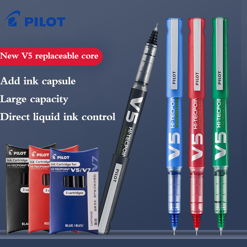 5 Pcs PILOT Gel Pen BXC-V5/V7  - Pilot Pen V5 评论和价格